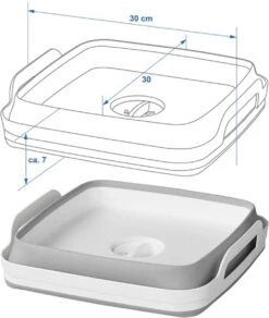 Opvouwbare Wasbak 18L - Met Stop - Afwasbak - Afwasteil - 30x30x20 Cm -Huishoud Verkoop 1014x1200 1