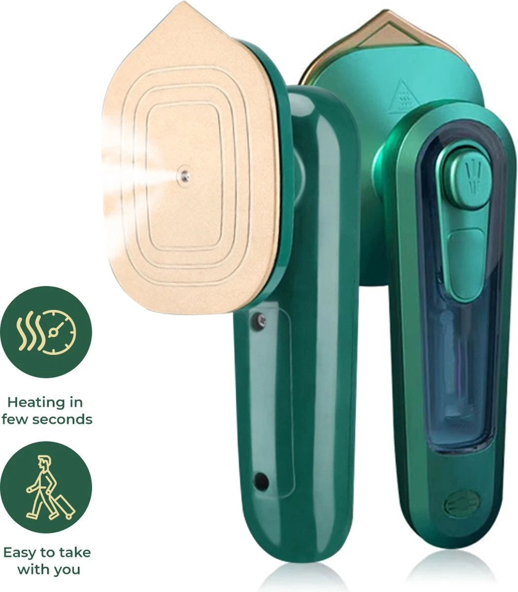 Stomer Kleding - Luxe Reis Strijkijzer - Inklapbaar - 8,4x11,5CM - Travel Strijkijzer – Strijkijzer Vakantie – Reisstrijkijzer Klein Strijkijzer - Steamer - Groen - 3 Stomer Kleding - Luxe Reis Strijkijzer - Inklapbaar - 8,4x11,5CM - Travel Strijkijzer – Strijkijzer Vakantie – Reisstrijkijzer Klein Strijkijzer - Steamer - Groen -