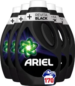 Ariel Vloeibaar Wasmiddel - +Revitablack - Voordeelverpakking 5 X 34 Wasbeurten -Huishoud Verkoop 1055x1200
