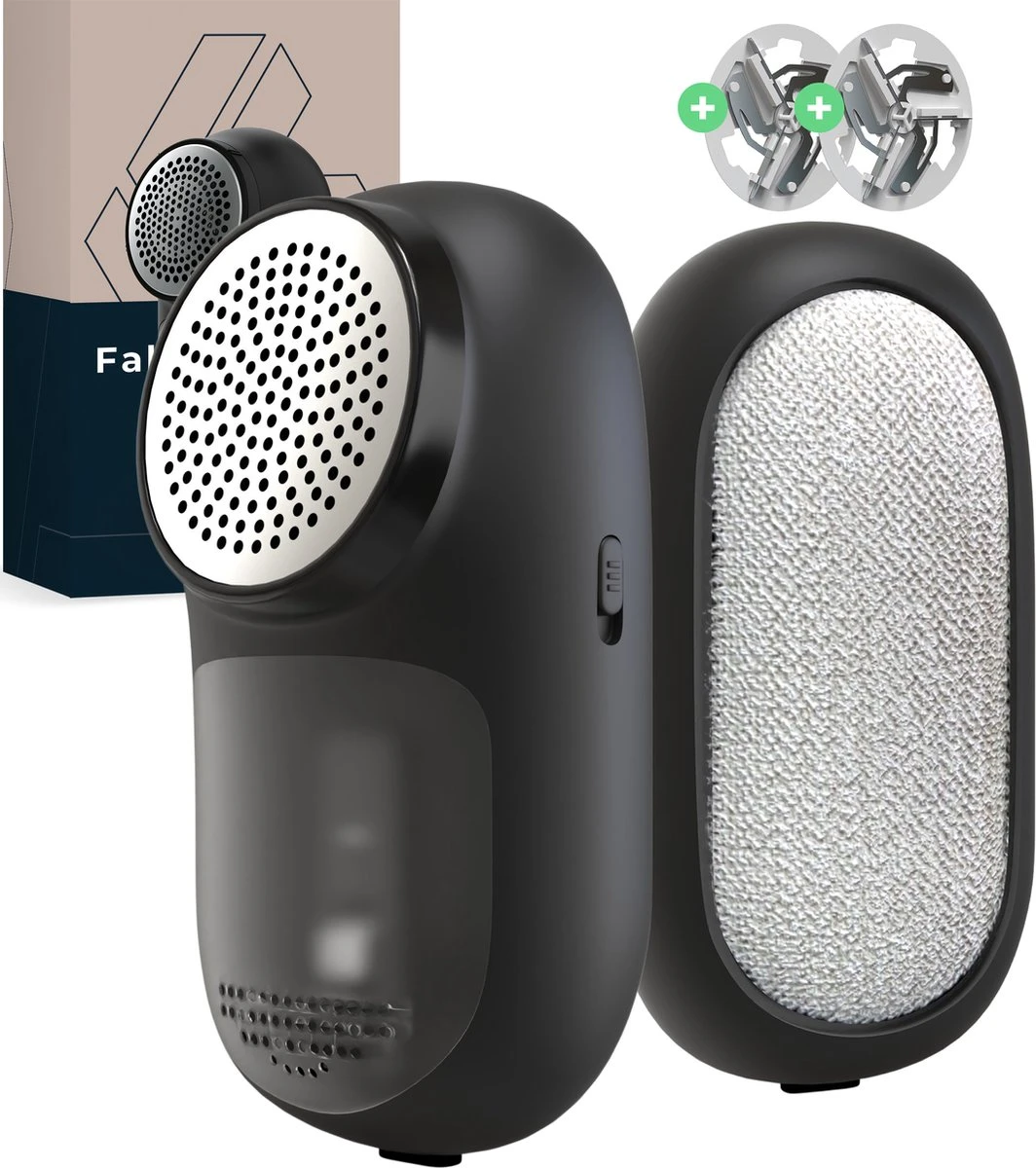 Attic Lux 2-in-1 Pluizenverwijderaar – Kledingborstel – Ontpluizer – Ontpiller – Draadloos – Elektrisch – Kleding/Meubels/Beddengoed - Zwart 3 Attic Lux 2-in-1 Pluizenverwijderaar – Kledingborstel – Ontpluizer – Ontpiller – Draadloos – Elektrisch – Kleding/Meubels/Beddengoed - Zwart