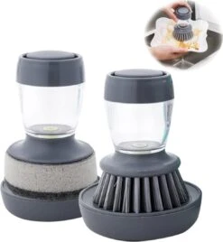 Afwasborstel Met Zeepdispenser – Met 3 Verschillende Opzet Stukken – Inclusief Houder – Grijs – Afwas Borstel Zeepreservoir – Zeep Handborstel – Doseerpomp – Afwasmiddel Dispenser – Navulbaar 13 Afwasborstel Met Zeepdispenser – Met 3 Verschillende Opzet Stukken – Inclusief Houder – Grijs – Afwas Borstel Zeepreservoir – Zeep Handborstel – Doseerpomp – Afwasmiddel Dispenser – Navulbaar -Huishoud Verkoop 1107x1200 3