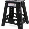 Merkloos Verdikt Kunststof Klapkruk-draagbaar-opvouwbare Kruk-Met Antislip Oppervlak Zwart 29x22cmx45cm -Huishoud Verkoop 1109x1200 1
