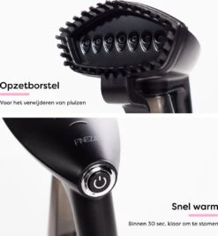 Fineza Kledingstomer – Handstomer – Stoomreiniger – Stoomapparaat Kleding - Stomer Kleding – Incl. Opzetborstel - Zwart 17 Fineza Kledingstomer – Handstomer – Stoomreiniger – Stoomapparaat Kleding - Stomer Kleding – Incl. Opzetborstel - Zwart -Huishoud Verkoop 1110x1200 2