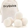 DRYQUICK Drogerballen- Wasbollen- Duurzaam Schapenwol - Herbruikbaar- 6 XL Wasballen Wit -Huishoud Verkoop 1117x1200 1
