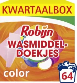 Robijn Classics Color Wasmiddeldoekjes - 4 X 16 Wasstrips - Voordeelverpakking -Huishoud Verkoop 1117x1200