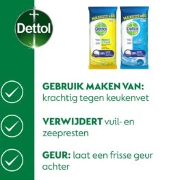 Dettol - 320 Schoonmaakdoekjes Power & Fresh - Citrus 2x80 - Oceanfris 2x80 16 Dettol - 320 Schoonmaakdoekjes Power & Fresh - Citrus 2x80 - Oceanfris 2x80 -Huishoud Verkoop 1130x1200 2