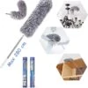 Fain® Plumeau Met Telescoopsteel – Grijs – 80 Tot 280 Cm - Uitschuifbaar – Wasbaar - Flexibel 360° Draaibaar – Duster - Microvezel Ragebol -Huishoud Verkoop 1138x1200 2