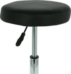 Alora Tabouret Op Wielen - Zadelkruk - Zwart - Kruk – Kapperskruk - Draaikruk - Werkkruk - Verstelbaar -Huishoud Verkoop 1148x1200