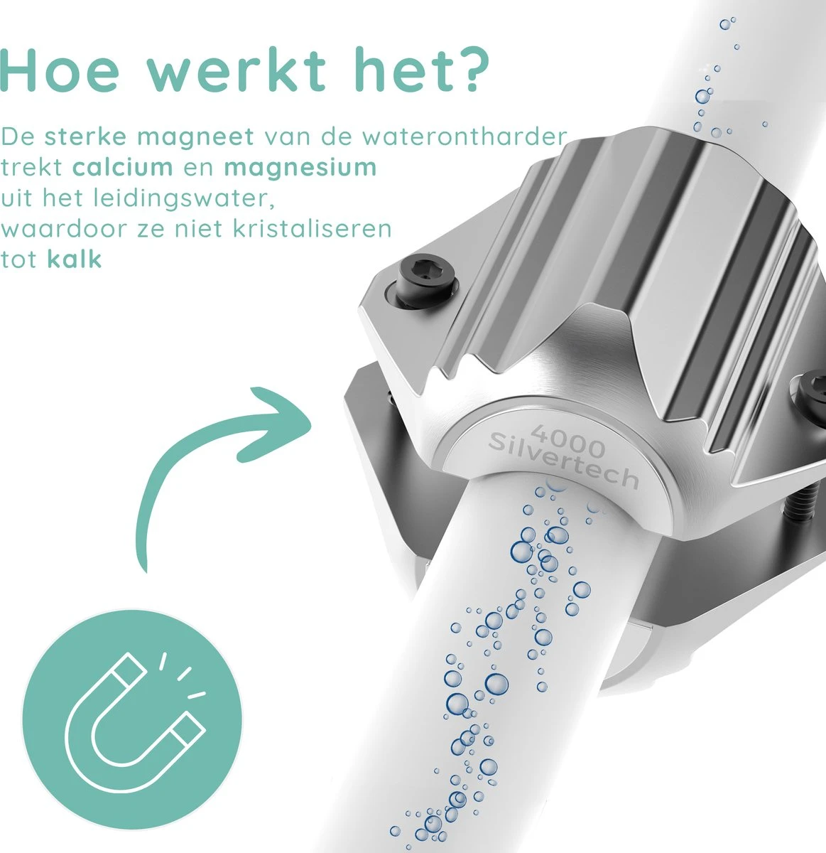 Jooba Magnetische Waterontharder - 1+1 GRATIS - Waterontharder Magneet - Waterontharder Waterleiding - Ontkalker - 4000 Silvertech - Waterontkalker - Antikalk Magneet - Kalkaanslag 9 Jooba Magnetische Waterontharder - 1+1 GRATIS - Waterontharder Magneet - Waterontharder Waterleiding - Ontkalker - 4000 Silvertech - Waterontkalker - Antikalk Magneet - Kalkaanslag - Afbeelding 7