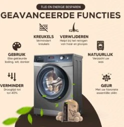 Drogerballen - Droogballen - Wasdrogerballen - Dryerballs - 6 Stuks - XL Formaat - Wol - Set 11 Drogerballen - Droogballen - Wasdrogerballen - Dryerballs - 6 Stuks - XL Formaat - Wol - Set -Huishoud Verkoop 1177x1200