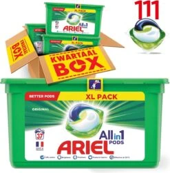 Ariel All In 1 Pods Regular Wasmiddel - Voordeelverpakking 3 X 37 Wasbeurten - Wasmiddel Pods 24 Ariel All In 1 Pods Regular Wasmiddel - Voordeelverpakking 3 X 37 Wasbeurten - Wasmiddel Pods -Huishoud Verkoop 1179x1200
