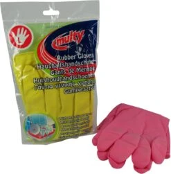 Multy Luxe Huishoudhandschoenen Maat L - Natuurlatex Met Kantoenen Vlokvoering - Anti Slip - Rubberen Handschoenen - Waterdicht - Natuurlijk Latex - Maat L -Huishoud Verkoop 1180x1200 5