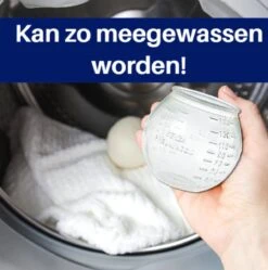 Waspakket - 6 Drogerballen - 2 Wasbollen - Maatschepje - Wasdoekje - Doseerbol - Wasbol - Doseerbollen -Huishoud Verkoop 1191x1200 1