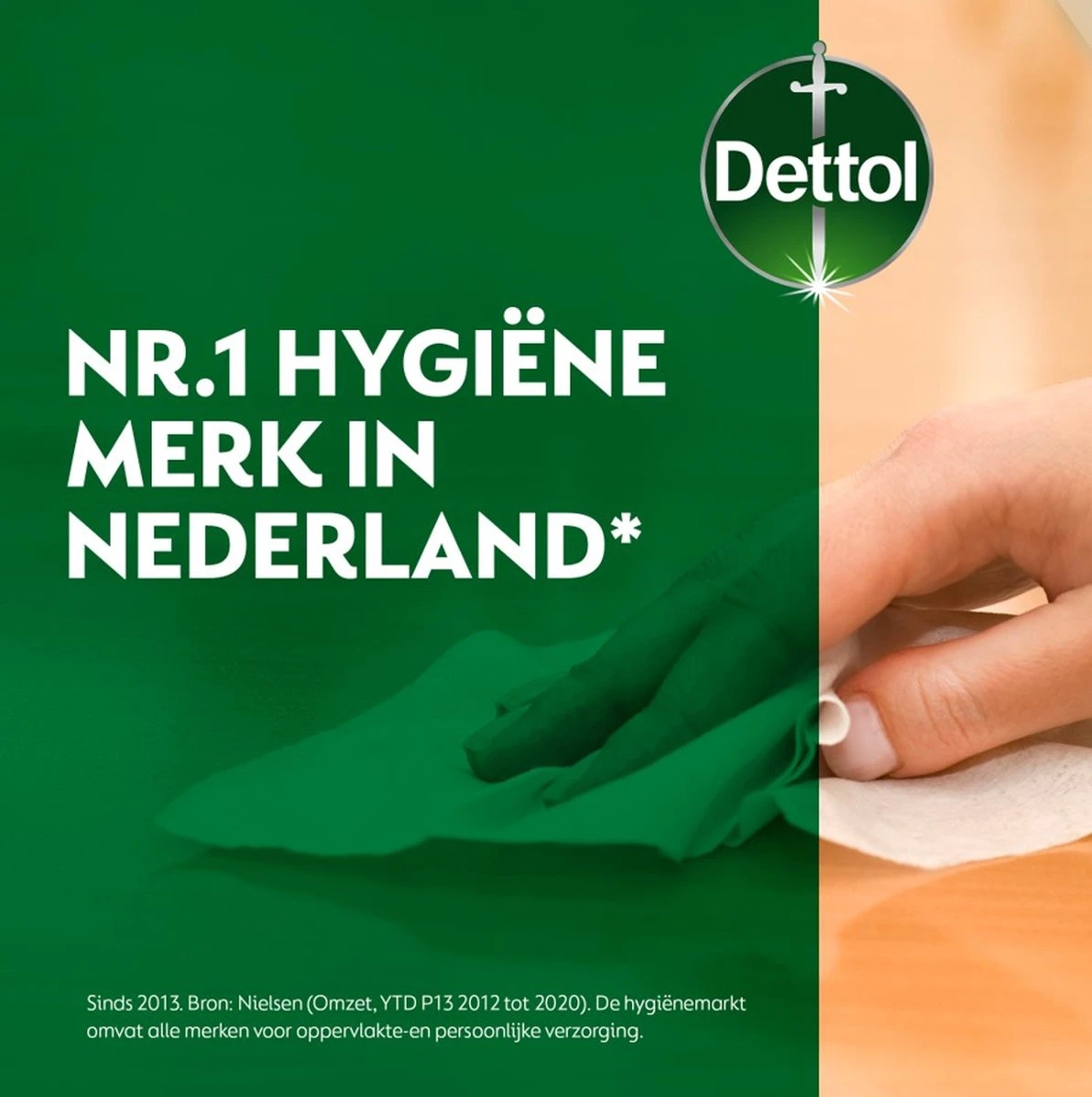 Dettol - 320 Schoonmaakdoekjes Power & Fresh - Citrus 2x80 - Oceanfris 2x80 8 Dettol - 320 Schoonmaakdoekjes Power & Fresh - Citrus 2x80 - Oceanfris 2x80 - Afbeelding 6