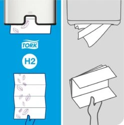 Tork Handdoekpapier Intervouw Super-soft 2-laags 2100 Vel -Huishoud Verkoop 1197x1200 12