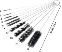 *** Schoonmaak Borstel/Rager Set 10 Stuks - Schoonmaak Ragertjes - Borstels Herbruikbare Rietjes - Van Heble®*** -Huishoud Verkoop 1200x1006 2