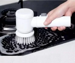 Apeiron Elektrische Schoonmaakborstel - Poetsmachine - Poliermachine - Schrobborstel - Handborstel - Werkborstel - Schrobber - Boorborstel - Wasborstel - Schoonmaakmiddelen - Reinigingsborstel - 3 Opzetstukken -Huishoud Verkoop 1200x1009 3