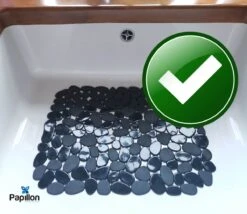 Merkloos Papillon - Gootsteenmat - 40x30 Cm - Kiezels Zwart 8 Merkloos Papillon - Gootsteenmat - 40x30 Cm - Kiezels Zwart -Huishoud Verkoop 1200x1039