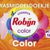 Robijn Classics Color Wasmiddeldoekjes 16 Wasstrips -Huishoud Verkoop 1200x1053