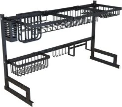 Sens Design Afwasrek Zwart - Afdruiprek - 82,5 Cm - RVS 13 Sens Design Afwasrek Zwart - Afdruiprek - 82,5 Cm - RVS -Huishoud Verkoop 1200x1054 1