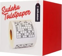 MikaMax Sudoku WC Papier - Sudoku - Iedervel Een Andere Sudoku - Toiletpapier - Puzzels - Puzzel -Huishoud Verkoop 1200x1074 3