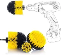 Merkloos 3 Delige Borstelset Voor Boormachine, Opzetstuk Voor Boormachine, Reinigingsborstels, Boorborstels -Huishoud Verkoop 1200x1083 4