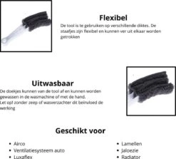 2x Luxaflex Reiniger - Jaloezie Reiniger - Lamellen Borstel - Stoffer -Plumeau - Stof Reiniger - Microvezeldoek - Borstel - -Huishoud Verkoop 1200x1085 1