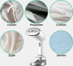Vonia Kledingstomer - Handstomer - Stoomreiniger Kleding - Stoomapparaat Kleding – 350ML - Wit -Huishoud Verkoop 1200x1085 2