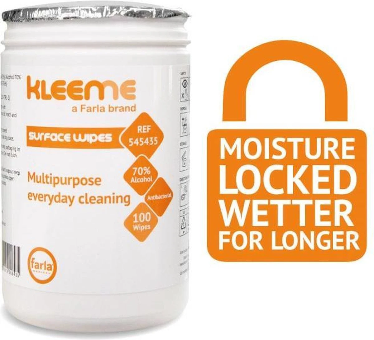 Schoonmaakdoekjes - Ontsmettingsdoekjes - Desinfectiedoekjes - Desinfectie Doekjes - KleenMe - Alcohol Doekjes - Alcoholdoekjes - Allesreiniger Zachte Antibacteriële Alcohol Wipes- 100 Doekjes - Met Dispenser - 70% Alcohol - 185 X 110mm 6 Schoonmaakdoekjes - Ontsmettingsdoekjes - Desinfectiedoekjes - Desinfectie Doekjes - KleenMe - Alcohol Doekjes - Alcoholdoekjes - Allesreiniger Zachte Antibacteriële Alcohol Wipes- 100 Doekjes - Met Dispenser - 70% Alcohol - 185 X 110mm - Afbeelding 4