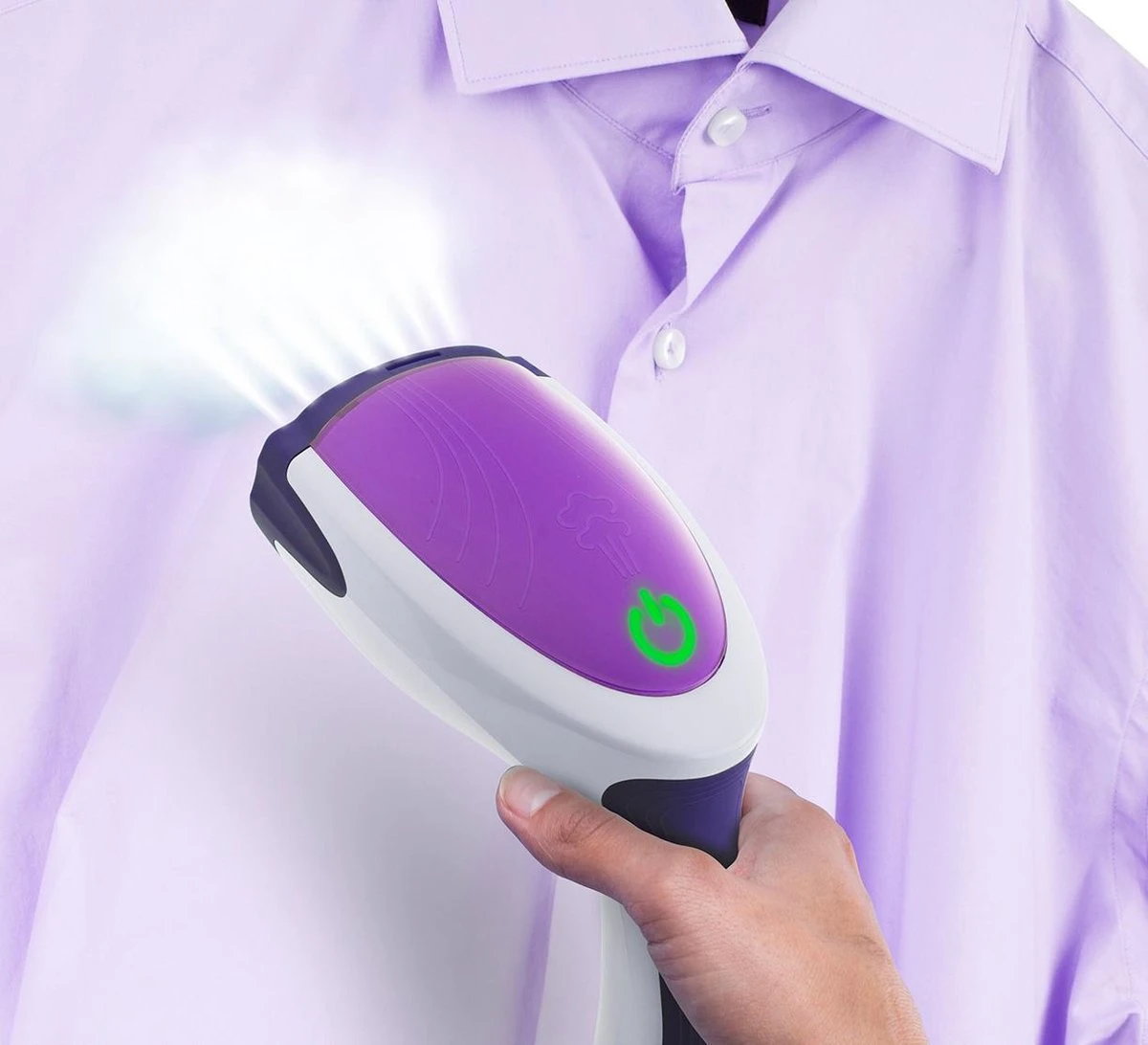 Tristar ST-8916 Kledingstomer – Handstomer Voor O.a Kleding En Meubels - Inclusief 2 Opzetborstels - Paars/Wit 9 Tristar ST-8916 Kledingstomer – Handstomer Voor O.a Kleding En Meubels - Inclusief 2 Opzetborstels - Paars/Wit - Afbeelding 7