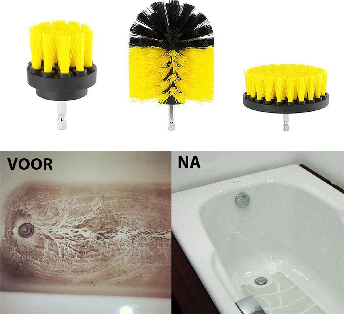 Borstelset Boormachine 25 Delig - Schuursponsjes- Schrobborstel – Boorborstel – Schuurborstel - Borstel Boormachine – Schoonmaakborstel – Reinigingsborstel – Tapijtreiniger - Borstelset 10 Borstelset Boormachine 25 Delig - Schuursponsjes- Schrobborstel – Boorborstel – Schuurborstel - Borstel Boormachine – Schoonmaakborstel – Reinigingsborstel – Tapijtreiniger - Borstelset - Afbeelding 8