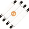 LaundrySpecialist Universele Lakenspanners - Set Van 4 Stuks - Multifunctioneel - Overtrekspanners Voor Jouw Strijkplankhoes -Huishoud Verkoop 1200x1100 7