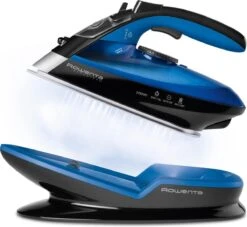 Rowenta Freemove DE5010 Stoomstrijkijzer Microsteam 400 Soleplate 2400W Zwart, Blauw -Huishoud Verkoop 1200x1101 4