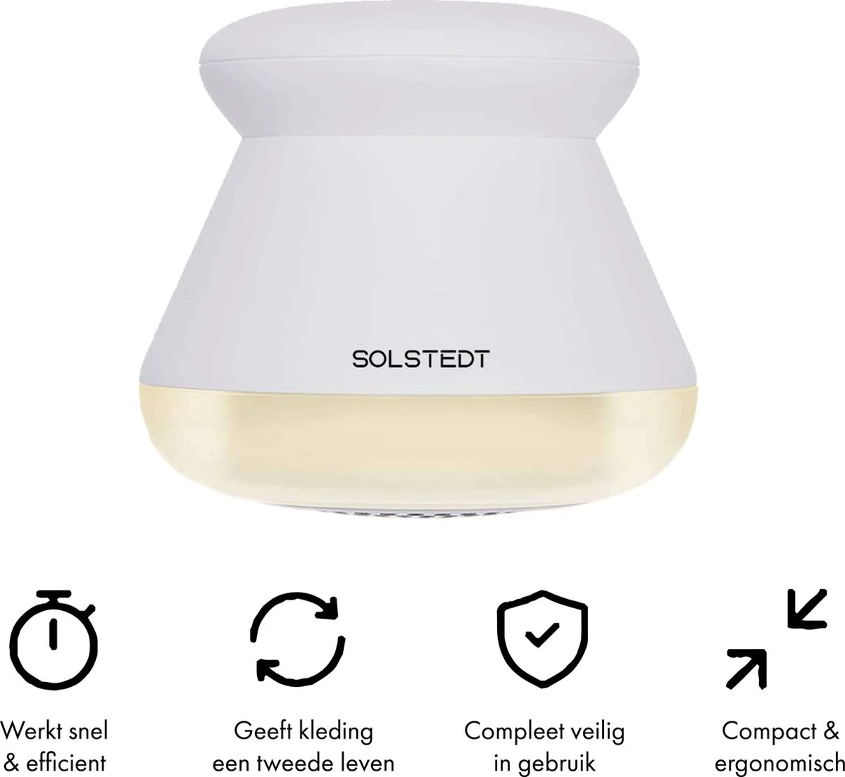 Solstedt® Pluizenverwijderaar - Ontpluizer - Ontpiller - Pluizenroller - Pluizentondeuse Oplaadbaar - Pluizendief - Incl. USB Kabel - Wit 4 Solstedt® Pluizenverwijderaar - Ontpluizer - Ontpiller - Pluizenroller - Pluizentondeuse Oplaadbaar - Pluizendief - Incl. USB Kabel - Wit - Afbeelding 2