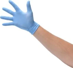 100x Nitril (Nitrile) Wegwerp Handschoenen - Blauw - Latex Vrij - Ongepoederd - Maat L -Huishoud Verkoop 1200x1115 1