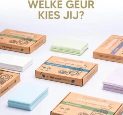 Wasmiddeldoekjes - Ongeparfumeerd Wasstrips 128 Wasbeurten – Wasmiddel Wasdoekjes - Natuurlijke Wasverzachter – Vegan – Zero Waste -Huishoud Verkoop 1200x1123