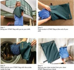 STNKY Pro Edition - Wasbare Sport, Reis- En Wastas - Groen - 13 Liter - Geurloos -Huishoud Verkoop 1200x1129 4