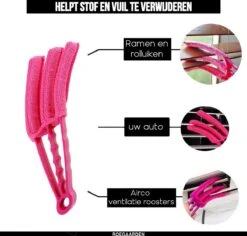 Jaloezie Reiniger - Lamellen Reiniger - Plumeau - Roze - Inclusief Voegenreiniger -Huishoud Verkoop 1200x1145 1