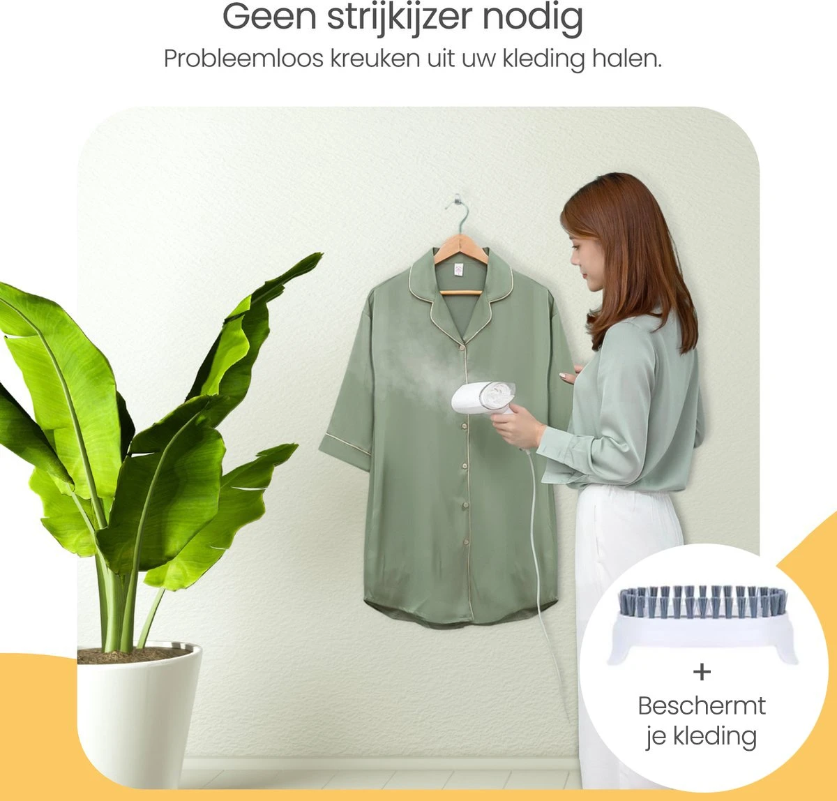 Goliving Kledingstomer - Handstomer Voor Kleding/textiel/stof - Stoomstrijkijzer - Handstoomreiniger - Handstomer - Opvouwbaar - Incl. Reis-etui - Wit 4 Goliving Kledingstomer - Handstomer Voor Kleding/textiel/stof - Stoomstrijkijzer - Handstoomreiniger - Handstomer - Opvouwbaar - Incl. Reis-etui - Wit - Afbeelding 2
