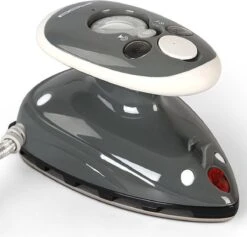 Jago - Mini Strijkijzer - Reisstrijkijzer - Stoomstrijkijzer - Droog En Stoom Strijken - Strijkijzer Met Stoomgenerator - Grijs -Huishoud Verkoop 1200x1149