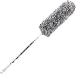 Fain® Plumeau Met Telescoopsteel – Grijs – 80 Tot 280 Cm - Uitschuifbaar – Wasbaar - Flexibel 360° Draaibaar – Duster - Microvezel Ragebol -Huishoud Verkoop 1200x1163 4