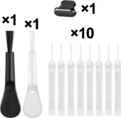 Merkloos Complete Schoonmaak Set Laadpoort Stofverwijderaar Geschikt Voor Apple Iphone Pro En Airpods - Dust Cover Cleaning Kit – Oplaadpoort Schoonmaken – Stofkapje Anti Stof Plug Schoonmaakset Tips -Huishoud Verkoop 1200x1171 7