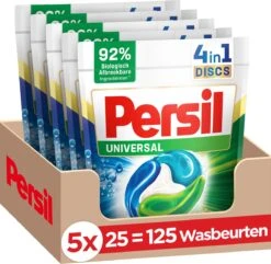 Persil® Persil 4in1 Discs Universal Wascapsules - Wasmiddel Capsules - Voordeelverpakking - 5 X 25 Wasbeurten