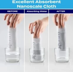 Tuiste Set Van 4, Grijs, Microvezel Microvezeldoeken, Permium Poetsdoeken, Stofdoeken, Nano Poetsdoeken, Micro Magic Magische Doeken, Multifunctionele Reinigingsdoeken, Set Van 4, 37 X 57 Cm -Huishoud Verkoop 1200x1174 6