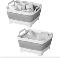Opvouwbare Wasbak 18L - Met Stop - Afwasbak - Afwasteil - 30x30x20 Cm -Huishoud Verkoop 1200x1175 2