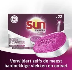 SUN® Sun Expert All-in 1 Vaatwastabletten - Extra Power - 6 X 23 Tabletten 12 SUN® Sun Expert All-in 1 Vaatwastabletten - Extra Power - 6 X 23 Tabletten -Huishoud Verkoop 1200x1176 2
