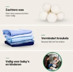 Tenify 6 XL Drogerballen + Extra Lavendel Olie - Wasbollen - Duurzaam - Schaapswol - Wasverzachter - Wasdrogerballen - Herbruikbare Droogballen - Energie Besparen -Huishoud Verkoop 1200x1179 2