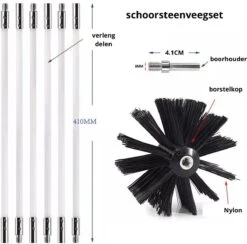 NIRAX Professionele Schoorsteenveegset Verstelbaar Tot 9 Meter – Schoorsteenveger - Veegkit – Schoorsteen Borstel - Schoorsteenreiniger - Borstel Set - Kachel - Onderhoud 9 NIRAX Professionele Schoorsteenveegset Verstelbaar Tot 9 Meter – Schoorsteenveger - Veegkit – Schoorsteen Borstel - Schoorsteenreiniger - Borstel Set - Kachel - Onderhoud -Huishoud Verkoop 1200x1183 2