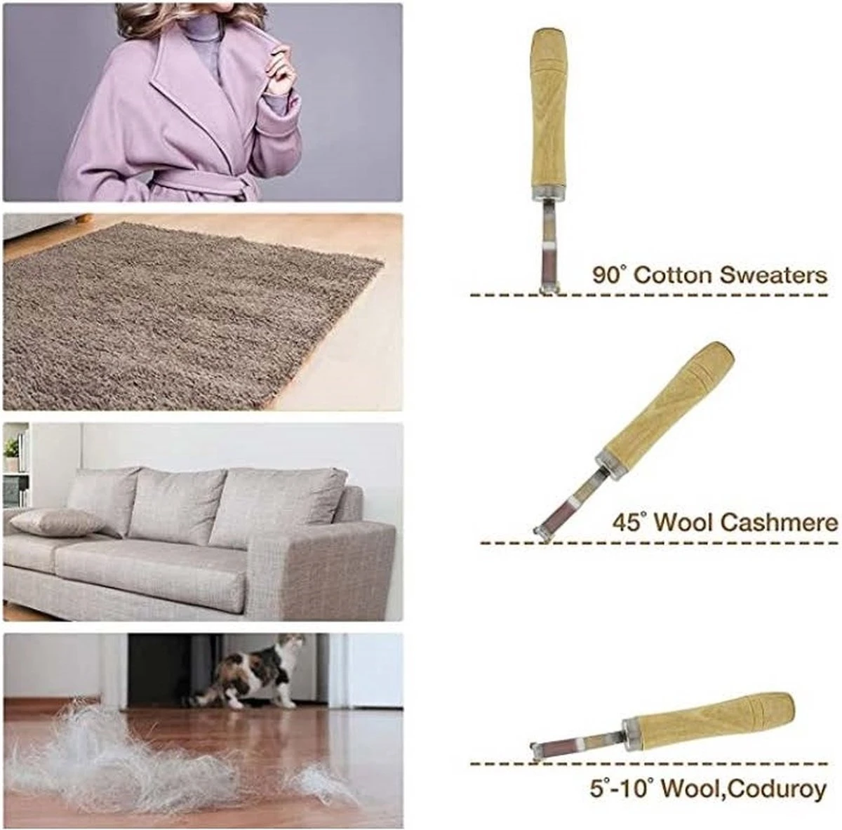 Arctic Fox® High Quality Echt Koper Pluizenverwijderaar - Ontpluizer -Draagbare Lint Remover - Verwijdert Pluisjes - Voor Tapijt - Wollen Kleding - Makkelijk Mee Te Nemen 9 Arctic Fox® High Quality Echt Koper Pluizenverwijderaar - Ontpluizer -Draagbare Lint Remover - Verwijdert Pluisjes - Voor Tapijt - Wollen Kleding - Makkelijk Mee Te Nemen - Afbeelding 7