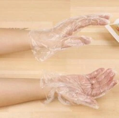 Merkloos 200 Stuks Plastic Wegwerp Handschoenen Voordeelverpakking - Wegwerp - Transparante Plastic Wegwerphandschoenen Large 2 X 100st Voordeelverpakking -Huishoud Verkoop 1200x1188 15